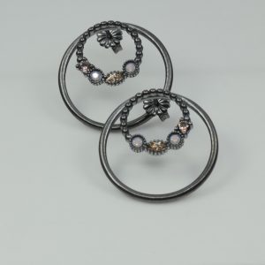 PENDIENTES DE PLATA CON CIRCONITAS VAPOUR