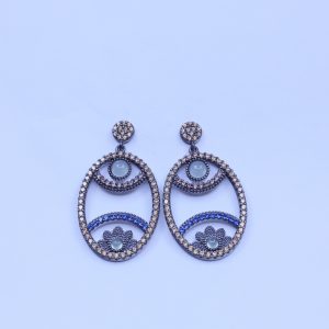 PENDIENTES DE PLATA CON CIRCONITAS VAPOUR
