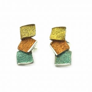 PENDIENTES PLATA Y PIGMENTOS MARCA ARIOR