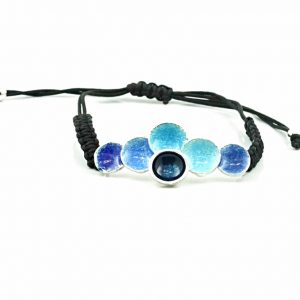 PULSERA PLATA Y ESMALTE ARIOR